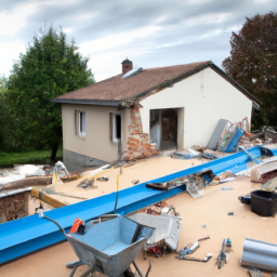 Extension de maison avec véranda-salle à manger Issoudun